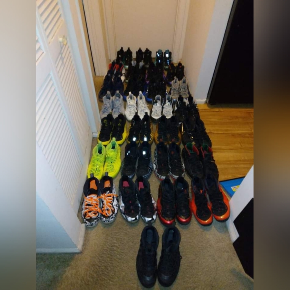 All Nike Foamposite Collection 28 pair